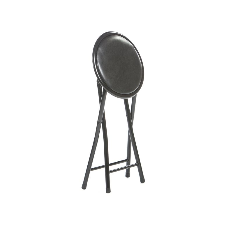 Casa si Gradina - Mobilier - Scaune si fotolii - Tabureti - Taburet pliant Malaga, negru, 30x30x45 cm - Infinity.ro