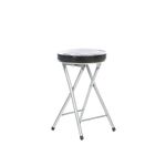 Casa si Gradina - Mobilier - Scaune si fotolii - Tabureti - Taburet pliant Cosmo Paris, negru, 30x30x50 cm - Infinity.ro