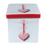 Casa si Gradina - Mobilier - Scaune si fotolii - Tabureti - Taburet Design Stripes, multicolor, 38x38x37.5 cm - Infinity.ro