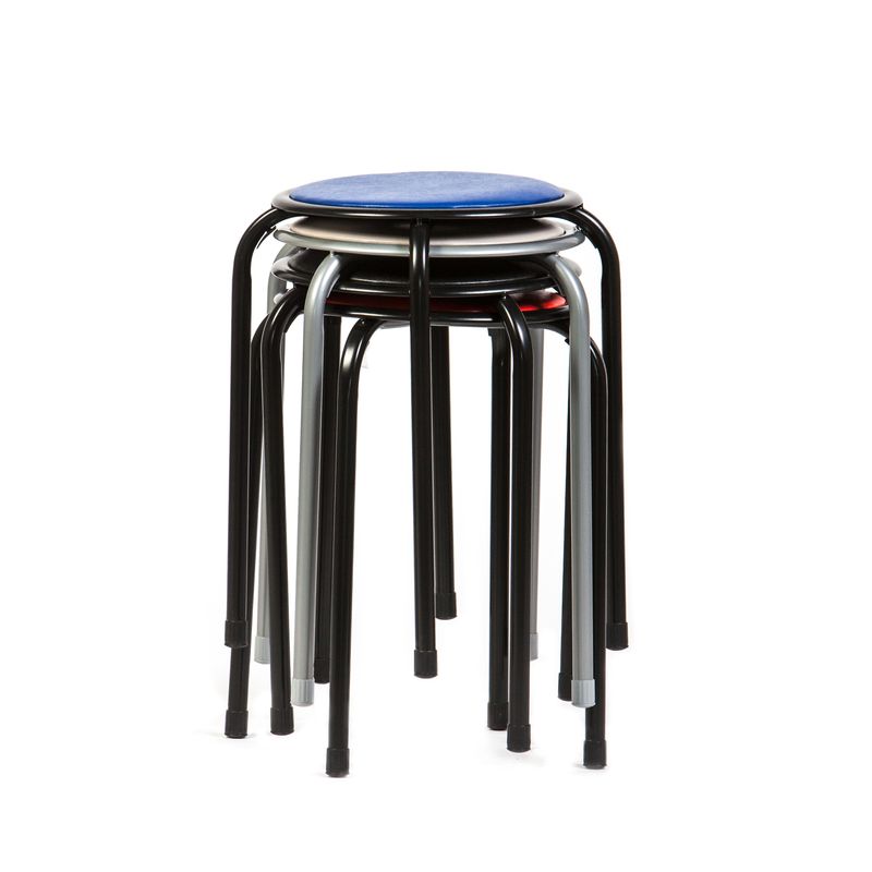 Casa si Gradina - Mobilier - Scaune si fotolii - Tabureti - Taburet fix Alicante, negru, 30x30x45 cm - Infinity.ro