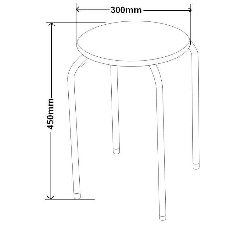 Casa si Gradina - Mobilier - Scaune si fotolii - Tabureti - Taburet fix Mambo, natur, 30x30x45 cm - Infinity.ro