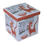 Casa si Gradina - Mobilier - Scaune si fotolii - Tabureti - Taburet Design Kitty, multicolor, 38x38x37.5 cm - Infinity.ro