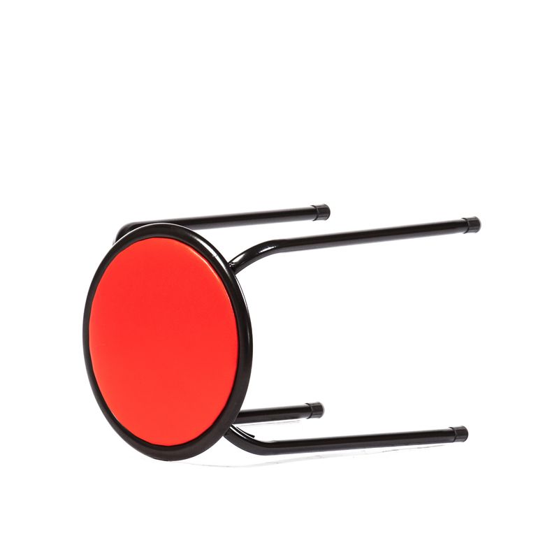 Casa si Gradina - Mobilier - Scaune si fotolii - Tabureti - Taburet fix Alicante, rosu, 30x30x45 cm - Infinity.ro