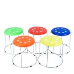 Casa si Gradina - Mobilier - Scaune si fotolii - Tabureti - Taburet fix Cusco mic, galben, 30x30x27 cm - Infinity.ro