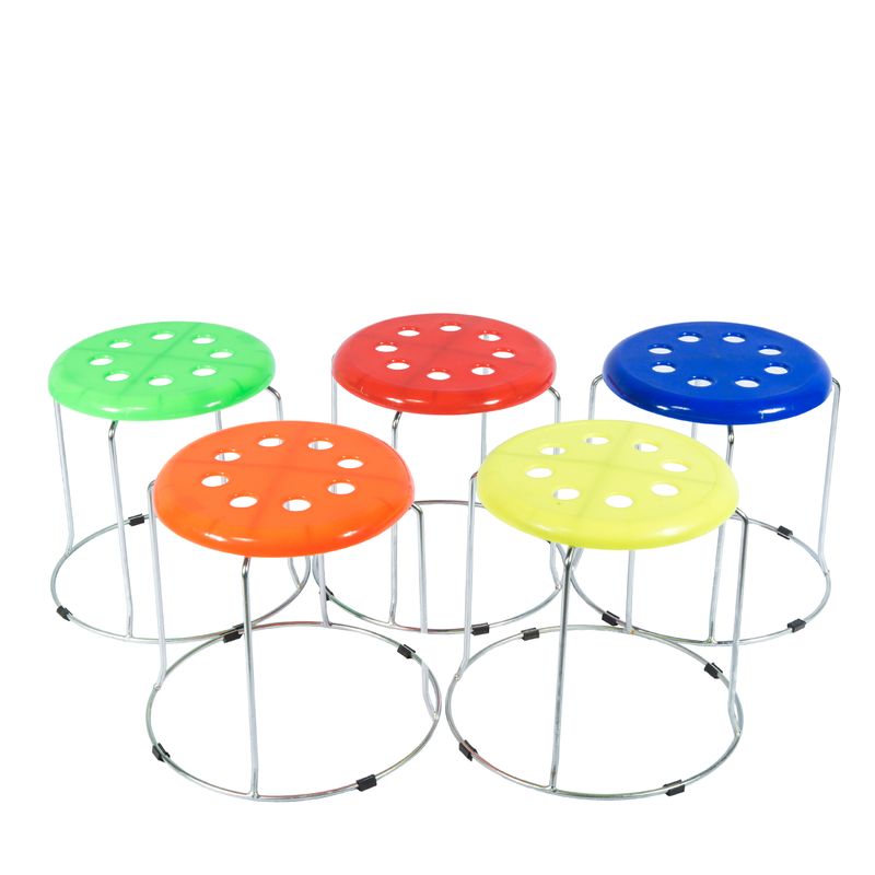 Casa si Gradina - Mobilier - Scaune si fotolii - Tabureti - Taburet fix Cusco mic, galben, 30x30x27 cm - Infinity.ro