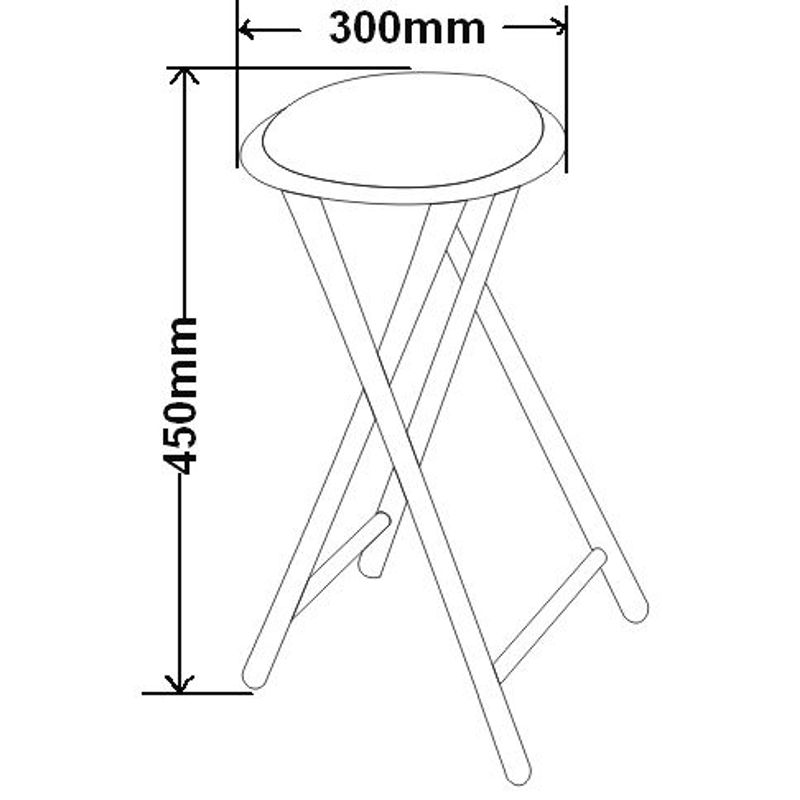 Casa si Gradina - Mobilier - Scaune si fotolii - Tabureti - Taburet pliant Malaga, bej, 30x30x45 cm - Infinity.ro