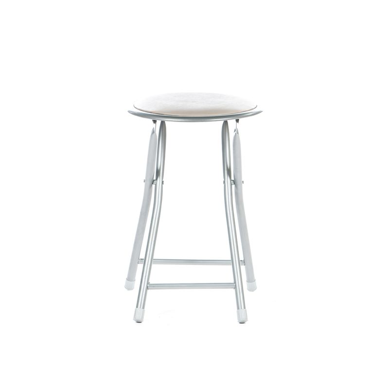 Casa si Gradina - Mobilier - Scaune si fotolii - Tabureti - Taburet pliant Malaga, bej, 30x30x45 cm - Infinity.ro