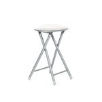 Casa si Gradina - Mobilier - Scaune si fotolii - Tabureti - Taburet pliant Malaga, bej, 30x30x45 cm - Infinity.ro