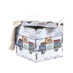 Casa si Gradina - Mobilier - Scaune si fotolii - Tabureti - Taburet Design Truck, multicolor, 38x38x37.5 cm - Infinity.ro