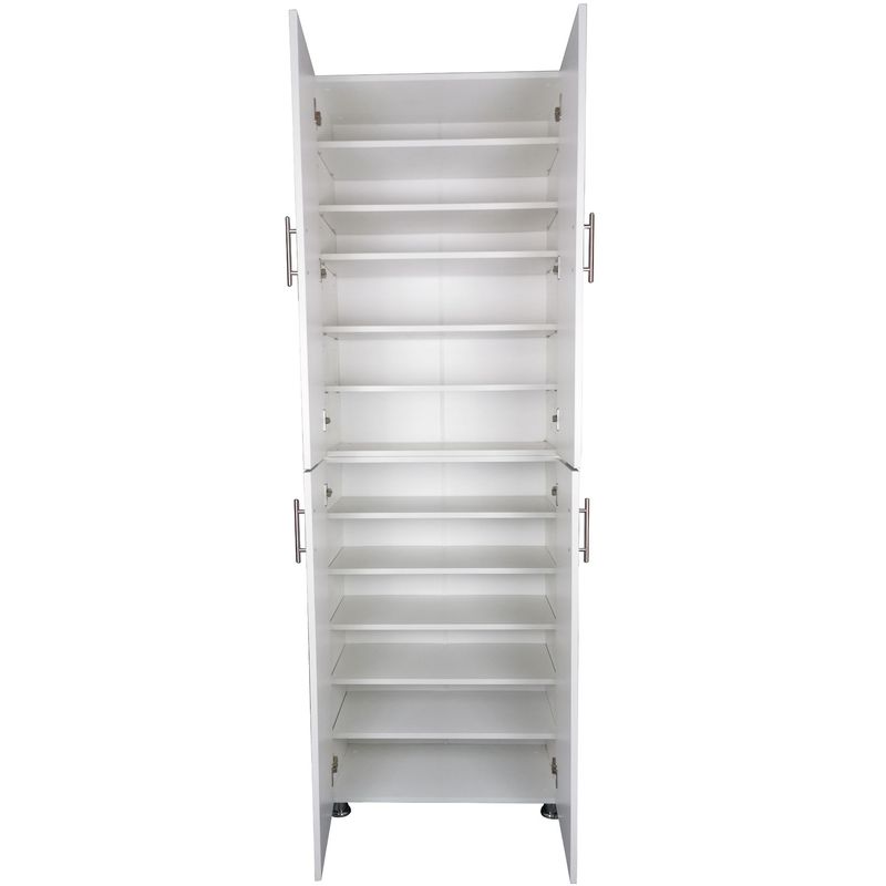 Casa si Gradina - Mobilier - Dulapuri si sifoniere - Dulapuri - Dulap sau pantofar Leon, alb, 70x34x210 cm - Infinity.ro