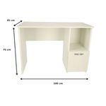 Casa si Gradina - Mobilier - Mese si birouri - Birouri - Birou Boston, alb, 90x45x75 cm - Infinity.ro