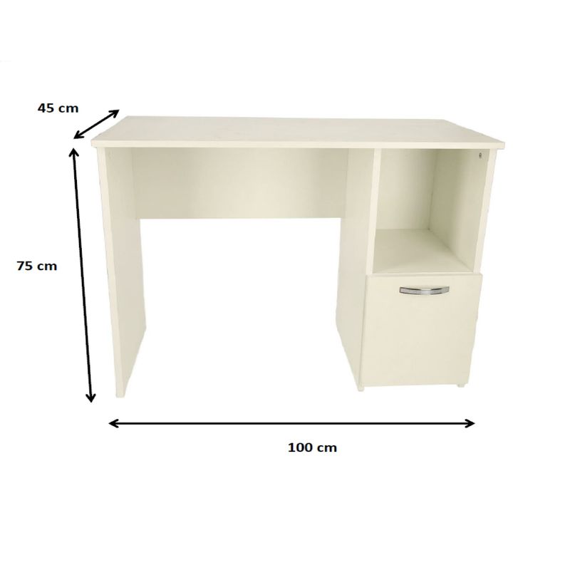 Casa si Gradina - Mobilier - Mese si birouri - Birouri - Birou Boston, alb, 90x45x75 cm - Infinity.ro