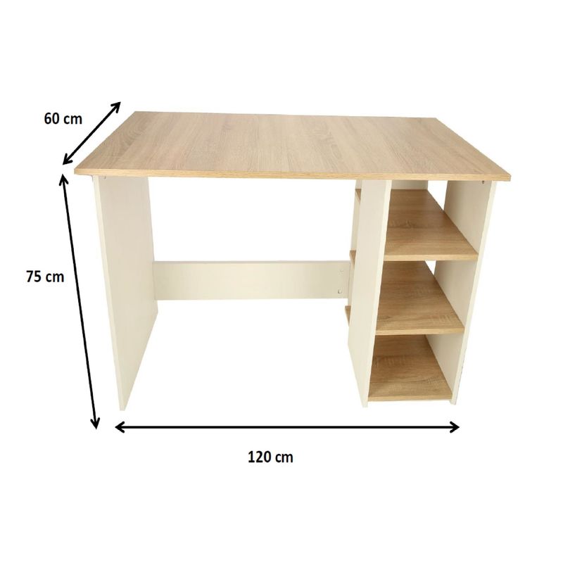 Casa si Gradina - Mobilier - Mese si birouri - Birouri - Birou Toronto, alb, 120x60x75 cm - Infinity.ro