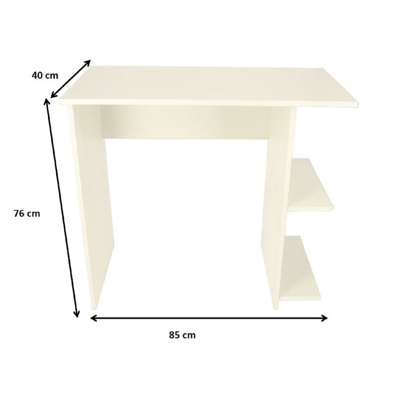 Casa si Gradina - Mobilier - Mese si birouri - Birouri - Birou Arnes, alb, 85x40x76 cm - Infinity.ro