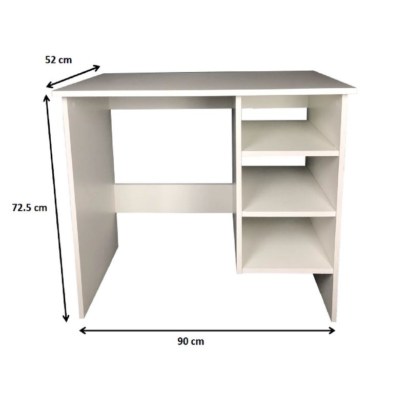 Casa si Gradina - Mobilier - Mese si birouri - Birouri - Birou Molde, alb, 90x52x72.5 cm - Infinity.ro
