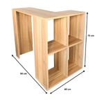 Casa si Gradina - Mobilier - Mese si birouri - Birouri - Birou Baillie, stejar alb, 90x60x75 cm - Infinity.ro