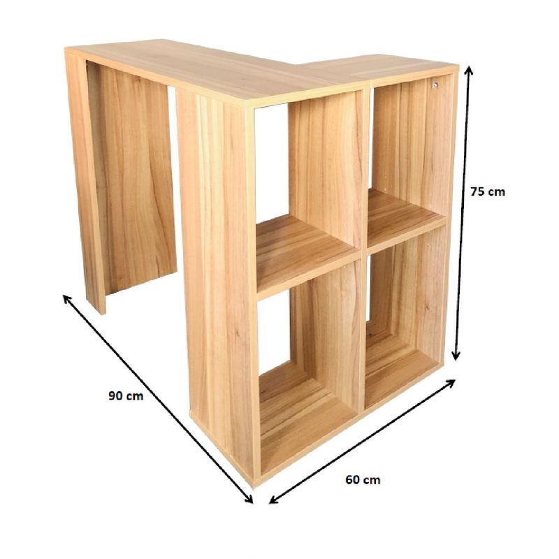 Casa si Gradina - Mobilier - Mese si birouri - Birouri - Birou Baillie, stejar alb, 90x60x75 cm - Infinity.ro