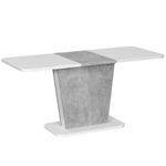 Casa si Gradina - Mobilier - Mese si birouri - Mese bucatarie si dining - Masa extensibila Calypso, gri, 110-145x70x75 cm - Infinity.ro