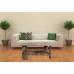 Casa si Gradina - Mobilier - Mese si birouri - Mese bucatarie si dining - Masa Cafea Turo antichizat, stejar alb, 87x60x43 cm - Infinity.ro