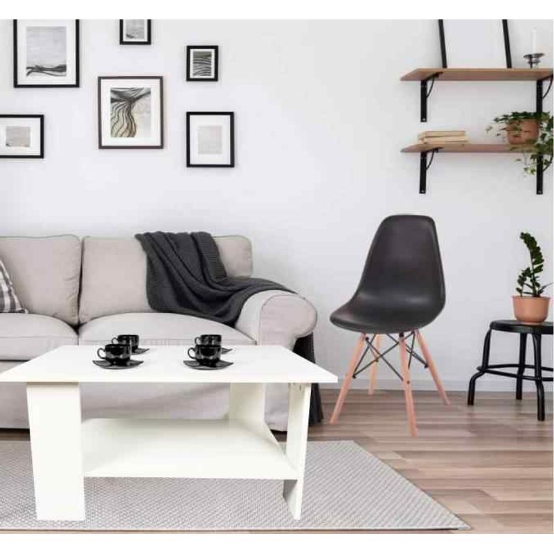 Casa si Gradina - Mobilier - Mese si birouri - Mese bucatarie si dining - Masa Cafea Turo, alb, 87x60x43 cm - Infinity.ro