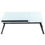 Casa si Gradina - Mobilier - Mese si birouri - Mese bucatarie si dining - Masa laptop Thomas, alb, 55x32x23 cm - Infinity.ro