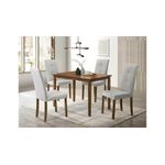 Casa si Gradina - Mobilier - Seturi de mobilier - Seturi mese si scaune - Set masa 4 scaune Dublin, Bej, UnicSpot - Infinity.ro