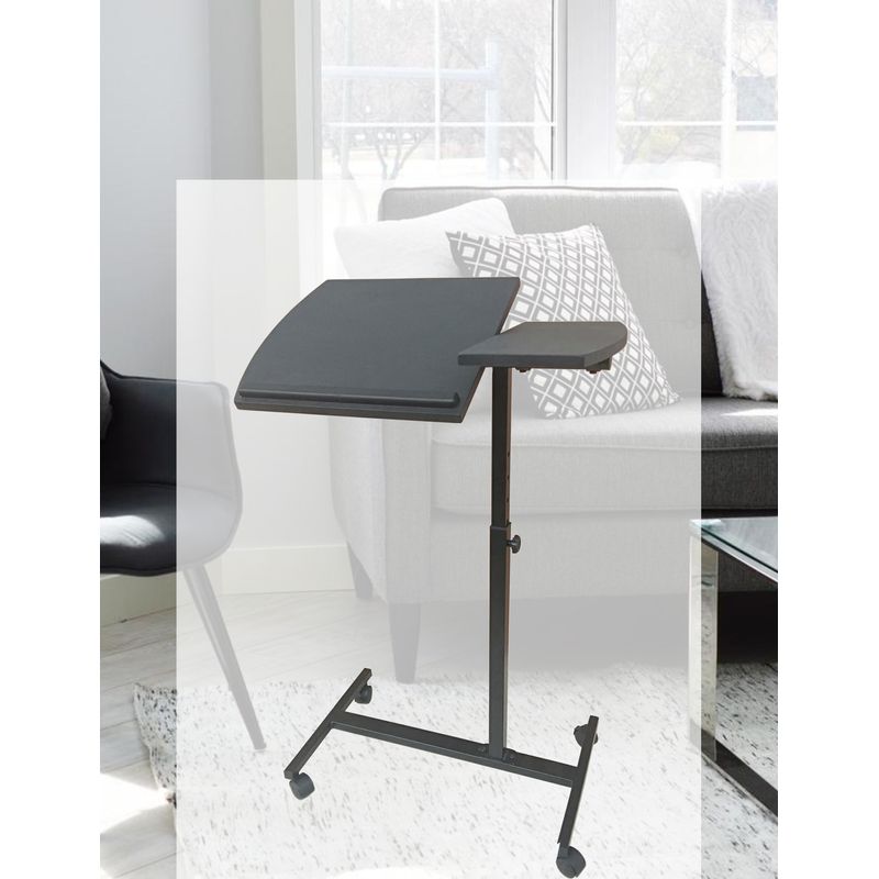 Laptop, Telefoane si Tablete - Laptopuri si accesorii - Accesorii Laptop - Standuri/Coolere notebook - Masa laptop Mala, negru, 58x35x73.5-90 cm - Infinity.ro