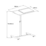 Laptop, Telefoane si Tablete - Laptopuri si accesorii - Accesorii Laptop - Standuri/Coolere notebook - Masa laptop Mala, negru, 58x35x73.5-90 cm - Infinity.ro