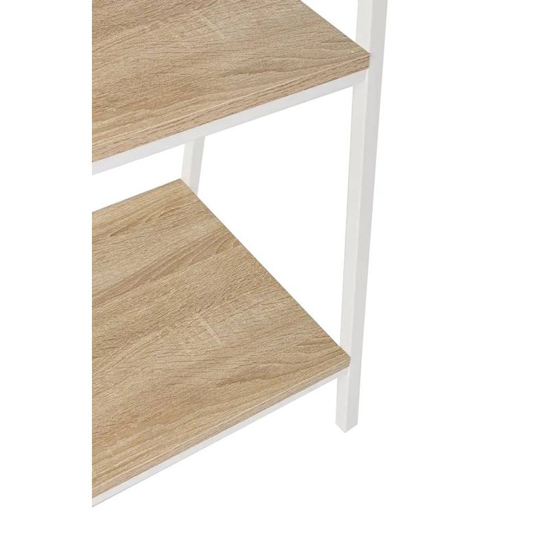 Casa si Gradina - Mobilier - Organizare si depozitare - Cuiere - Suport haine metalic Herning, stejar alb si alb, 64x40x150 cm - Infinity.ro