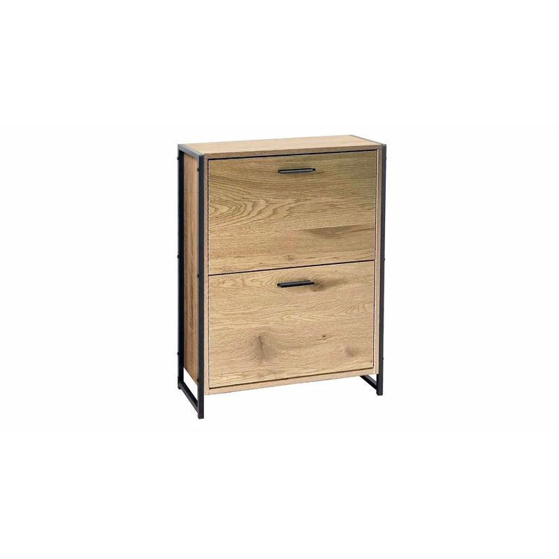 Casa si Gradina - Mobilier - Organizare si depozitare - Organizator incaltaminte - Pantofar Piza cu doua sertare, stejar - Infinity.ro