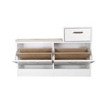 Casa si Gradina - Mobilier - Organizare si depozitare - Organizator incaltaminte - Pantofar Jana, alb, 94.5x31x56.5 - Infinity.ro