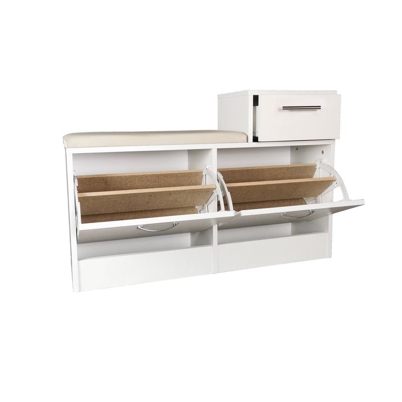Casa si Gradina - Mobilier - Organizare si depozitare - Organizator incaltaminte - Pantofar Jana, alb, 94.5x31x56.5 - Infinity.ro