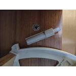 Casa si Gradina - Mobilier - Organizare si depozitare - Organizator incaltaminte - Pantofar Molino cu doua usi, stejar alb si alb, 63x24x81.5 cm - Infinity.ro