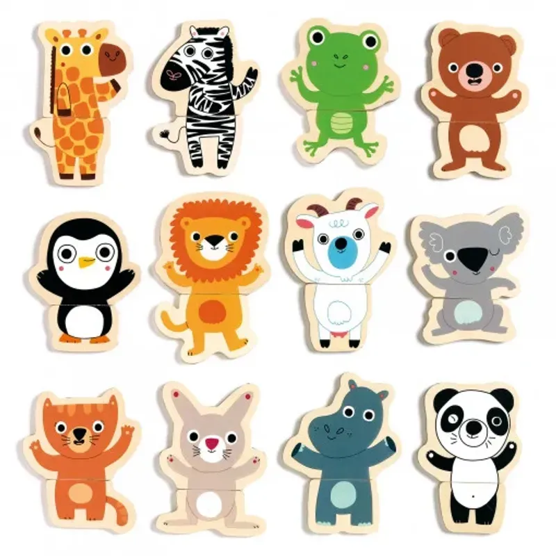 Jucarii, Copii si Bebe - Jucarii si jocuri - Jucarii & jocuri educative - Jocuri si jucarii educative - Joc cu magneti Animale prietenoase - Infinity.ro