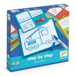 Jucarii, Copii si Bebe - Jucarii si jocuri - Jucarii & jocuri educative - Jocuri si jucarii educative - Joc Eduludo Deseneaza pas cu pas vehicule si roboti - Infinity.ro