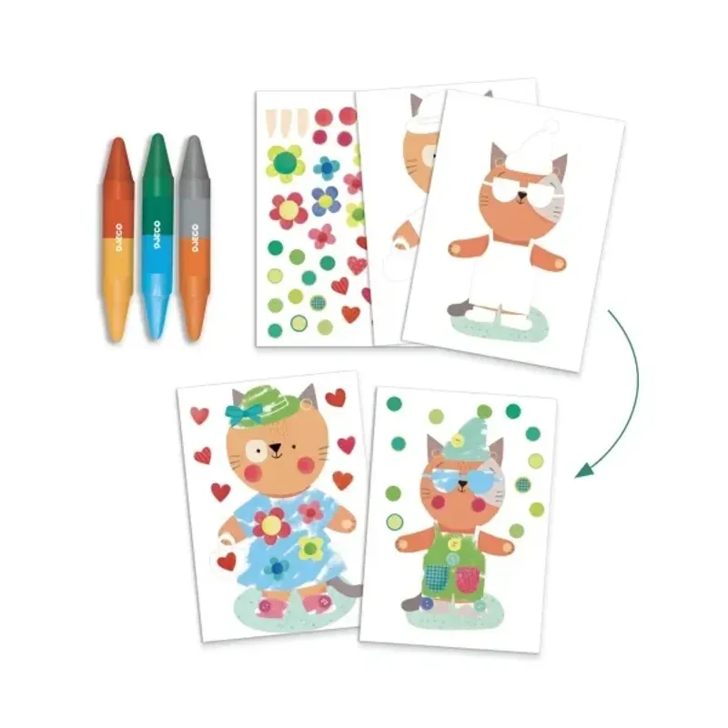 Jucarii, Copii si Bebe - Jucarii si jocuri - Jucarii & jocuri educative - Jocuri si jucarii educative - Joc creativ Casa animalelor - Infinity.ro