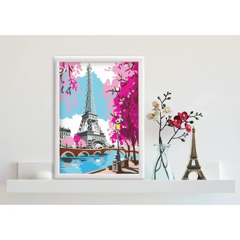 Jucarii, Copii si Bebe - Jucarii si jocuri - Jucarii & jocuri educative - Jocuri si jucarii educative - Picteaza Si Inrameaza Parisul Primavara - Infinity.ro