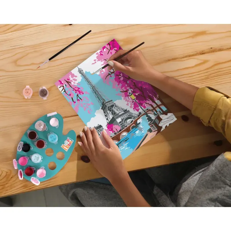 Jucarii, Copii si Bebe - Jucarii si jocuri - Jucarii & jocuri educative - Jocuri si jucarii educative - Picteaza Si Inrameaza Parisul Primavara - Infinity.ro