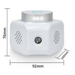 Casa si Gradina - Gradinarit si plante - Intretinere gradina - Articole daunatori gradina - Aparat Anti Rozatoare cu Ultrasunete, MIANDREE®, Tehnologie Duala, Anti Soareci, Sobolani, Acoperire 120m², Actiune 360° - Infinity.ro