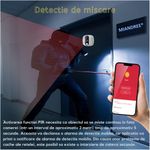 Casa si Gradina - Electrice - Smart Home - Control acces si accesorii - Vizor Electronic Inteligent Wi-Fi, MIANDREE®, Camera 1080P HD, LCD 4.3 Inch, Senzor Miscare, Audio Bidirectional - Infinity.ro