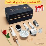 Ingrijire personala si Cosmetice - Aparate & accesorii ingrijire personala - Hair styling - Uscatoare de par - Set Uscator de Par 7 in 1 MIANDREE®, 1400W, Ondulator cu Absorbtie Automata, Difuzor, Perie Indreptare - Infinity.ro