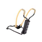 Sport si Outdoor - Accesorii si echipamente sportive - Sporturi de precizie - Prastie metalica profesionala cu suport de incheietura, metal, maner antiderapant, 18 cm - Infinity.ro