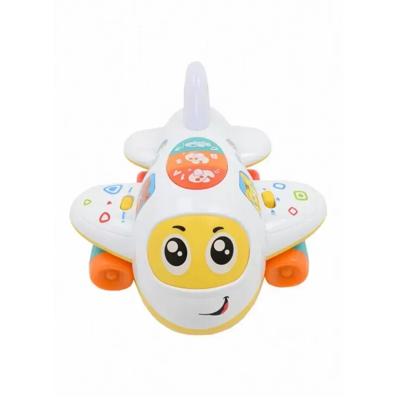 Jucarii, Copii si Bebe - Jucarii si jocuri - Jucarii bebelusi - Jucarii interactive bebelusi - Avion interactiv cu sunete si lumini pentru bebelusi - Infinity.ro