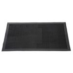 Casa si Gradina - Textile si covoare - Covoare - Covorase intrare - Covoras intrare Fingertip, negru, 45x75 cm - Infinity.ro