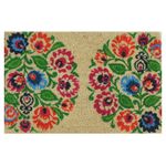 Casa si Gradina - Textile si covoare - Covoare - Covorase intrare - Covoras intrare Flower Power design Flori, 40x60 cm - Infinity.ro