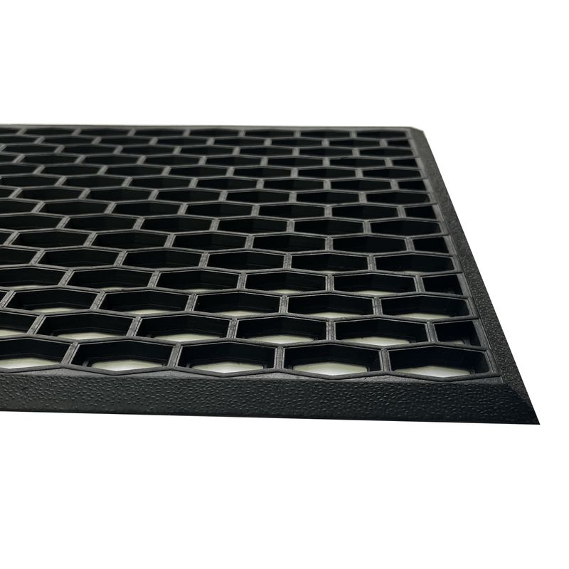 Casa si Gradina - Textile si covoare - Covoare - Covorase intrare - Covoras intrare Tris, negru, 40x70 cm - Infinity.ro