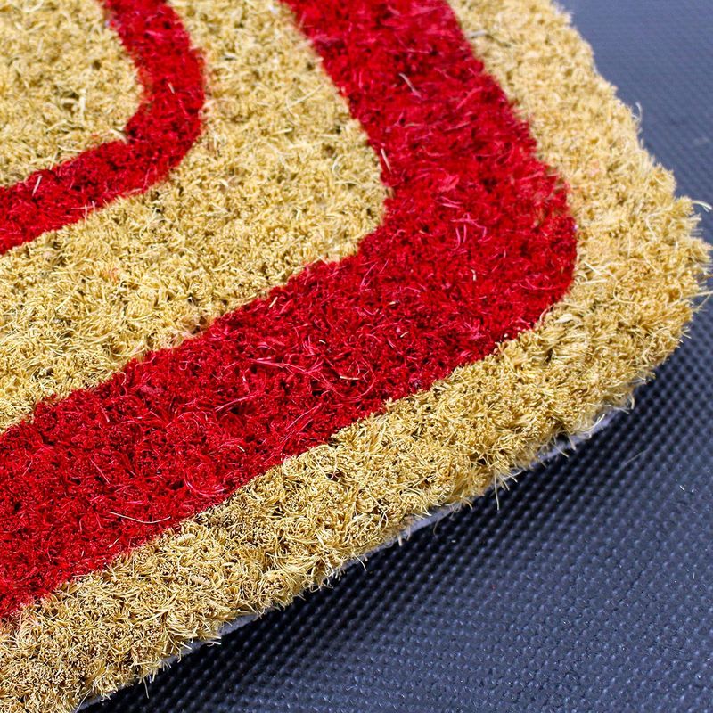 Casa si Gradina - Textile si covoare - Covoare - Covorase intrare - Covoras intrare, rosu, 33x60 cm - Infinity.ro