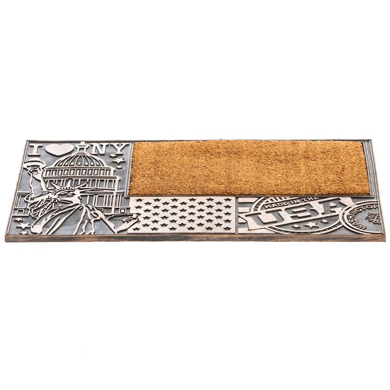 Casa si Gradina - Textile si covoare - Covoare - Covorase intrare - Covoras intrare Postmat design New York, 45x75 cm - Infinity.ro