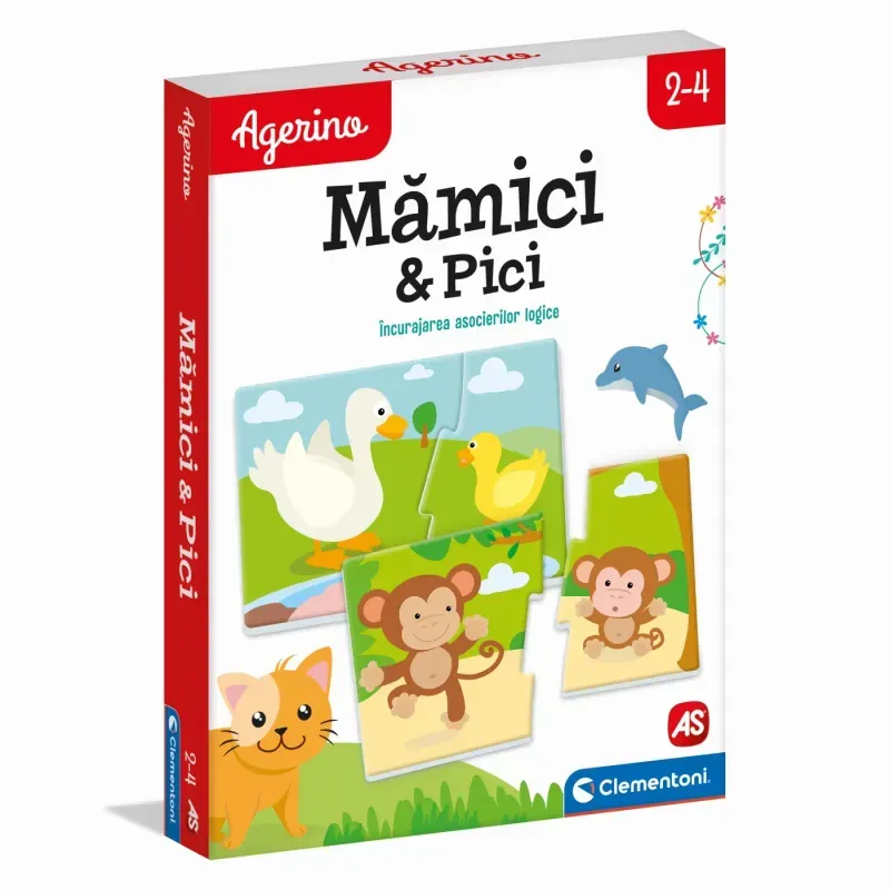 Jucarii, Copii si Bebe - Jucarii si jocuri - Jocuri si puzzle - Jocuri de societate - Agerino Joc Educativ Mamici Si Pici - Infinity.ro