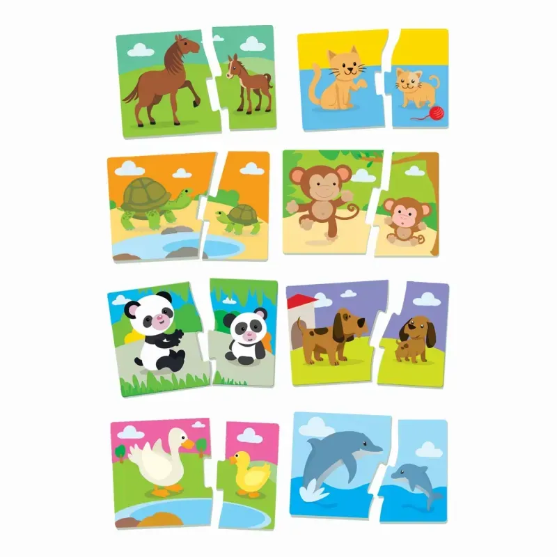 Jucarii, Copii si Bebe - Jucarii si jocuri - Jocuri si puzzle - Jocuri de societate - Agerino Joc Educativ Mamici Si Pici - Infinity.ro